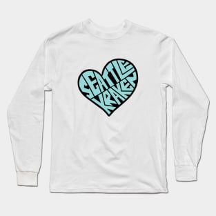 Hockey warp text Long Sleeve T-Shirt